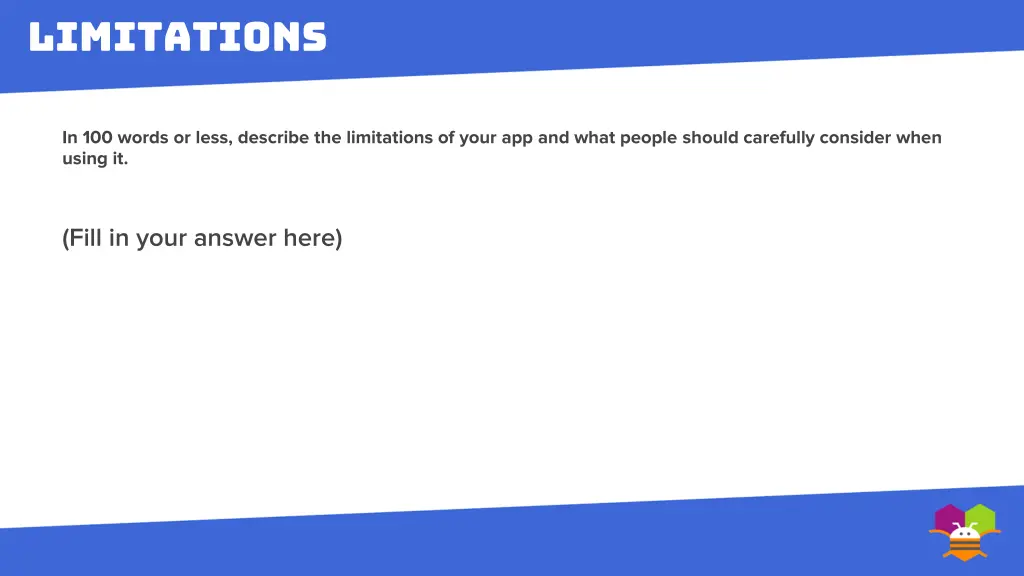 limitations