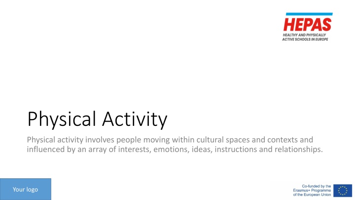 physical activity physical activity involves