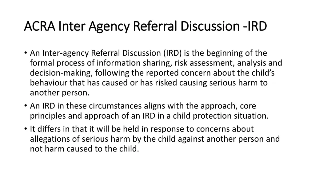 acra inter agency acra inter agency r referral