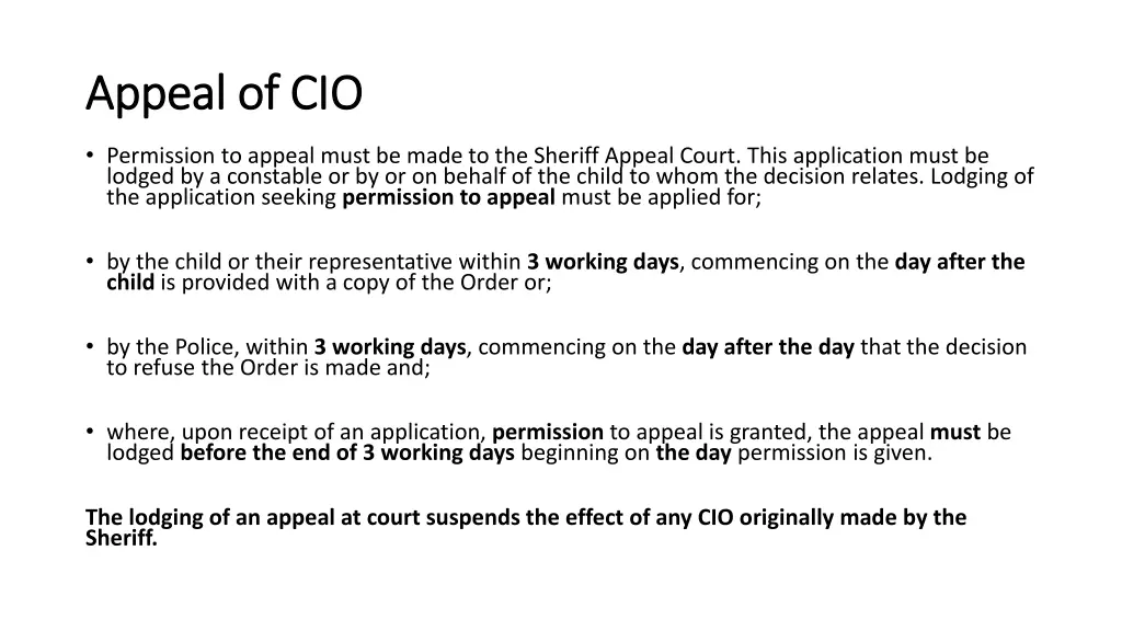 appeal of cio appeal of cio