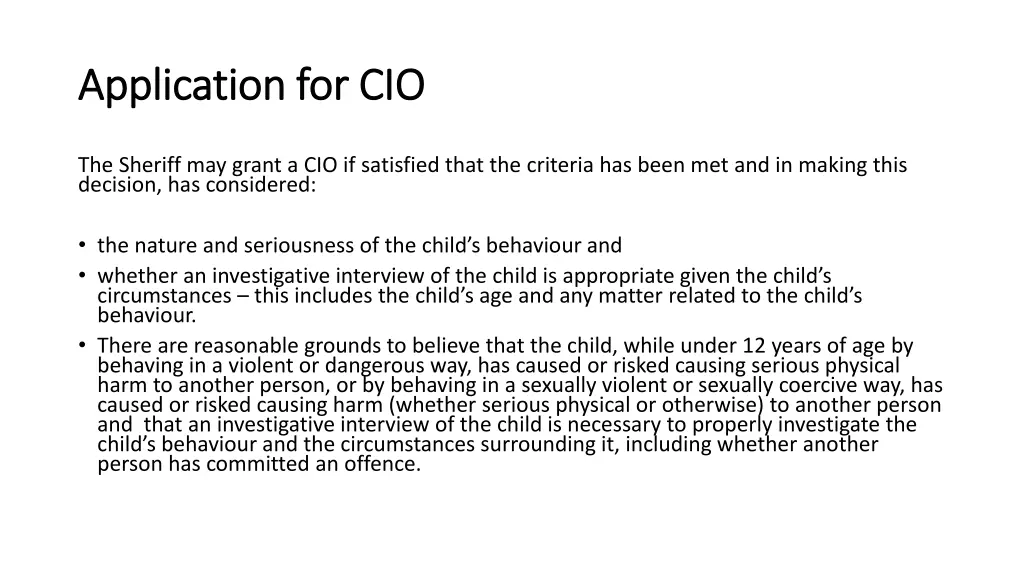 application for cio application for cio