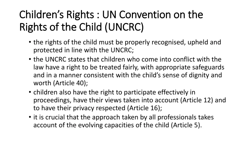 children s rights children s rights un convention