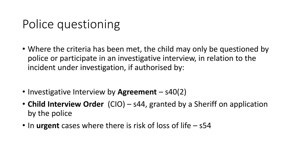 police questioning 1