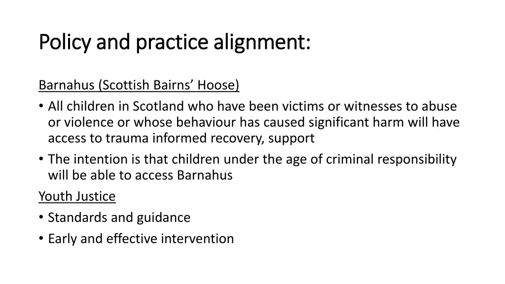 policy and practice alignment policy and practice 2