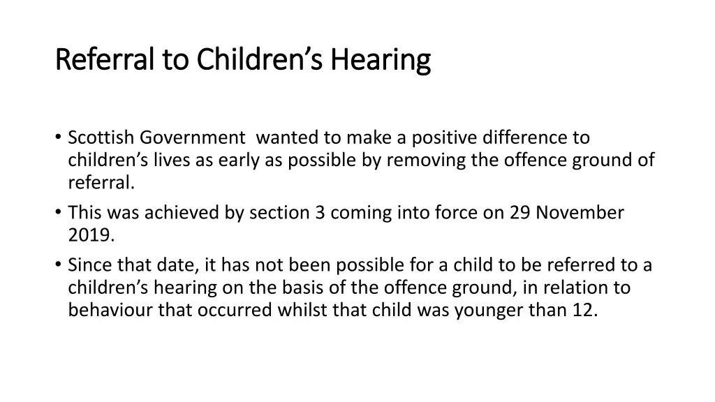 referral to children s hearing referral