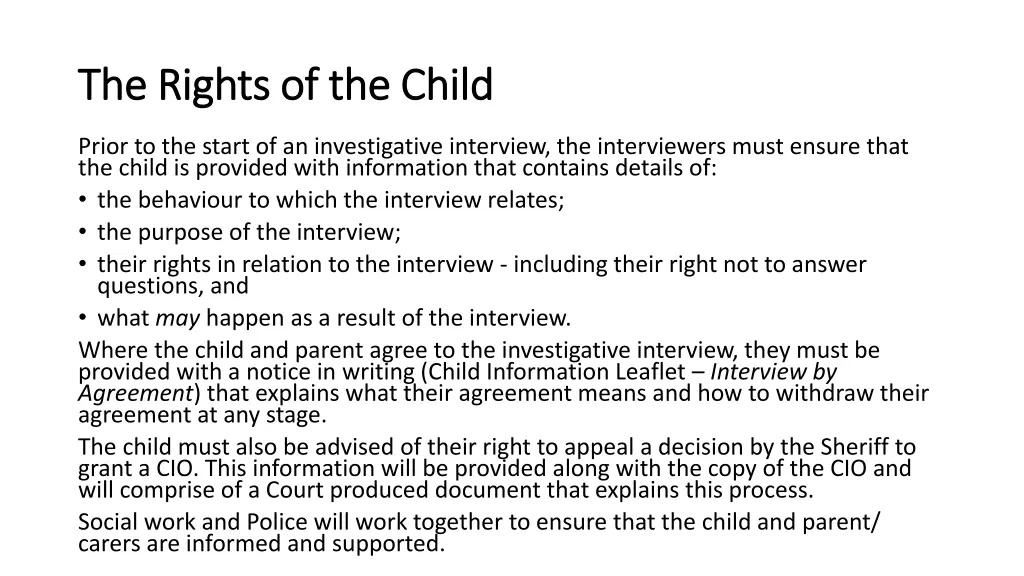 the rights of the child the rights of the child 1