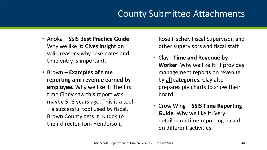 county submitted attachments
