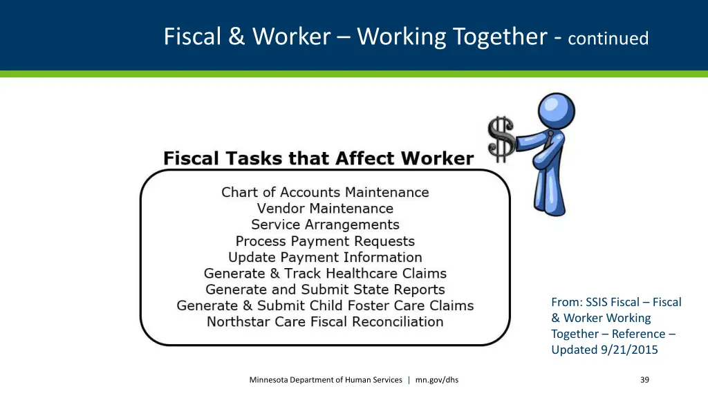 fiscal worker working together continued