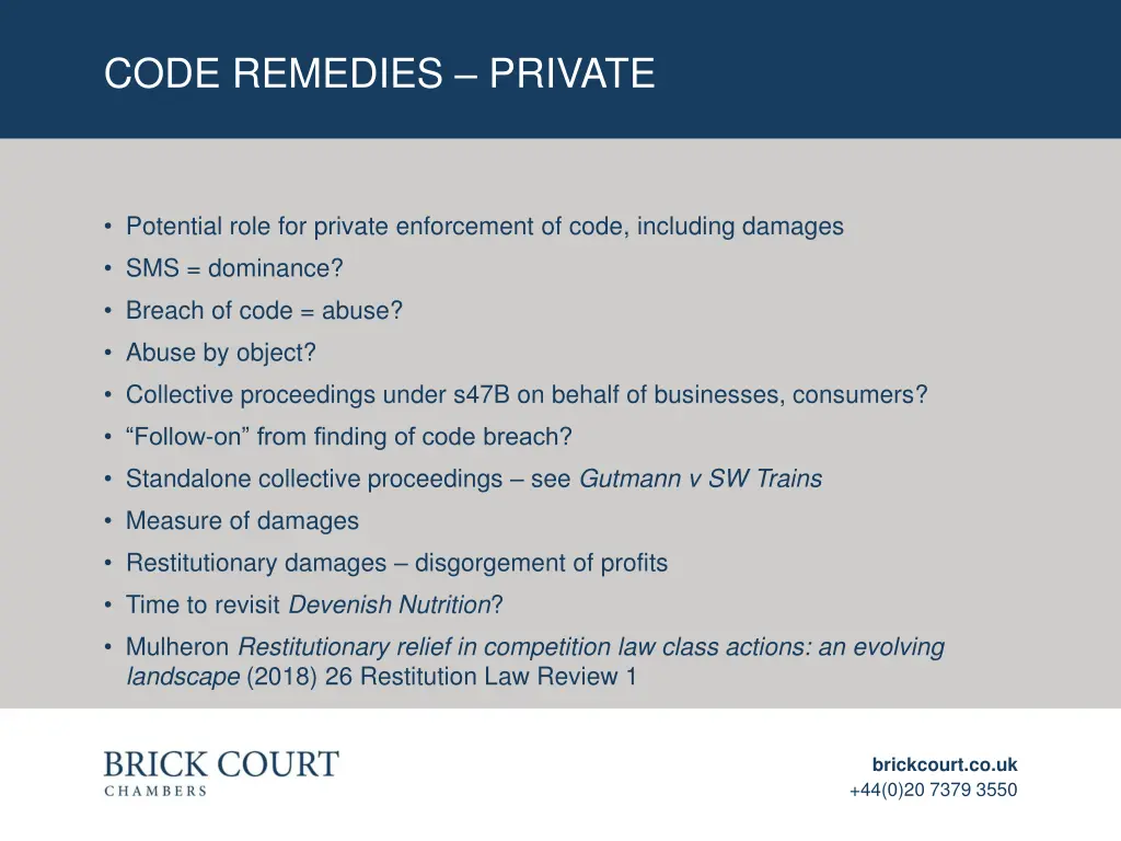 code remedies private