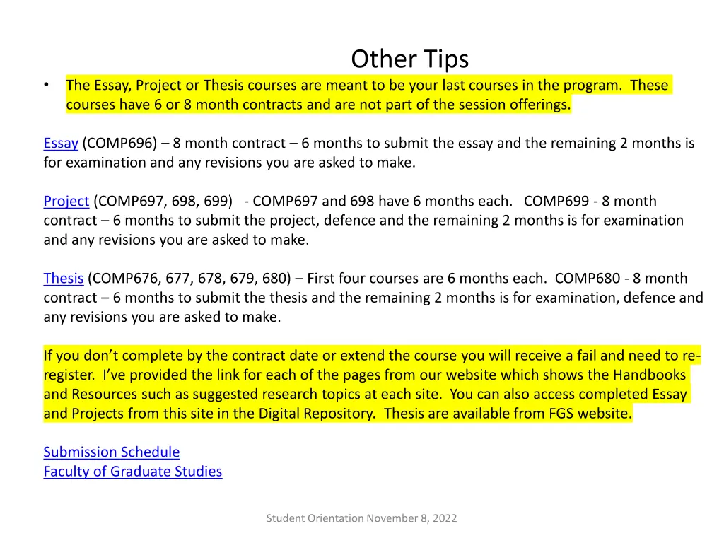 other tips