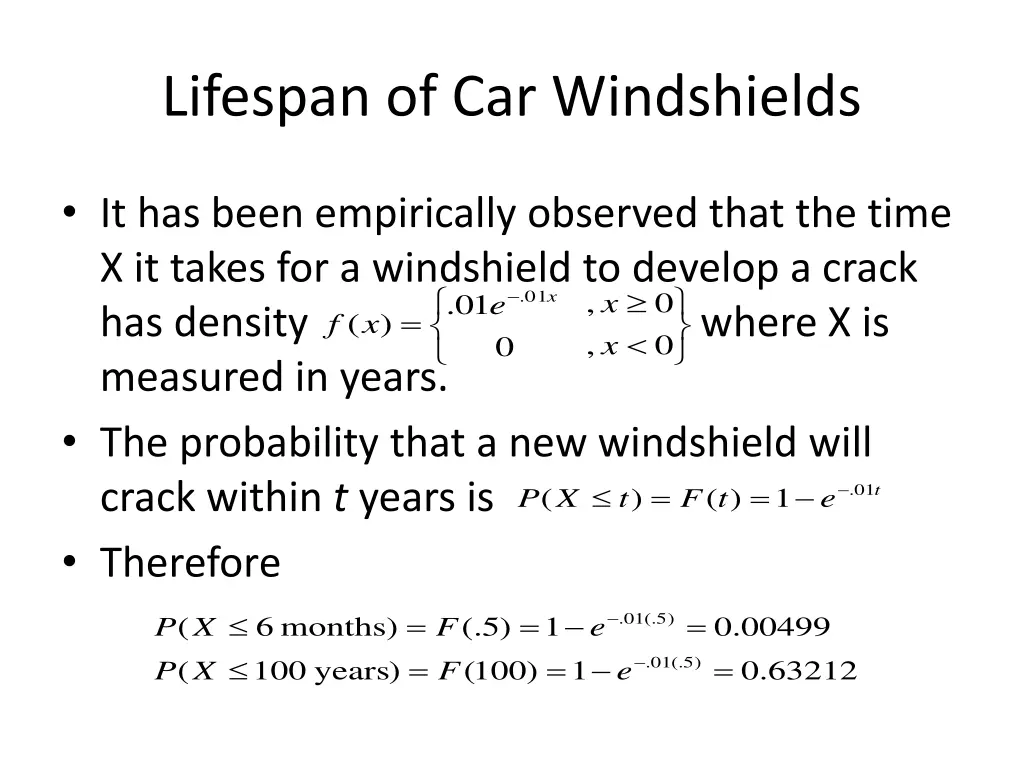 lifespan of car windshields