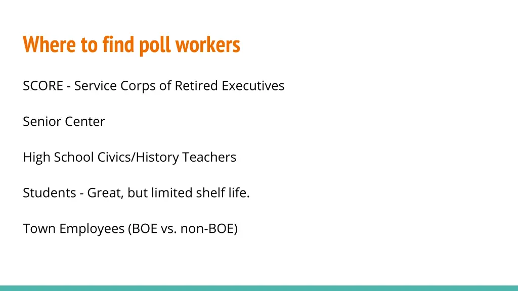 where to find poll workers