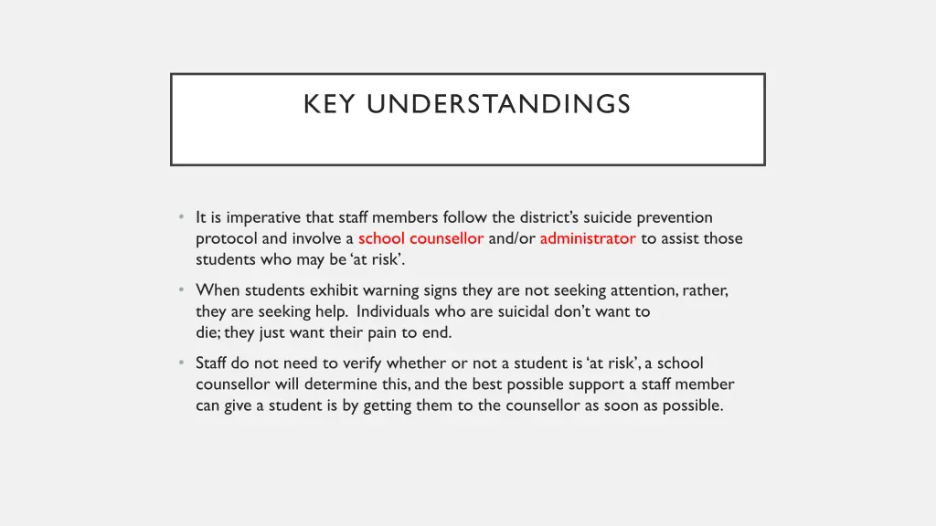 key understandings 1