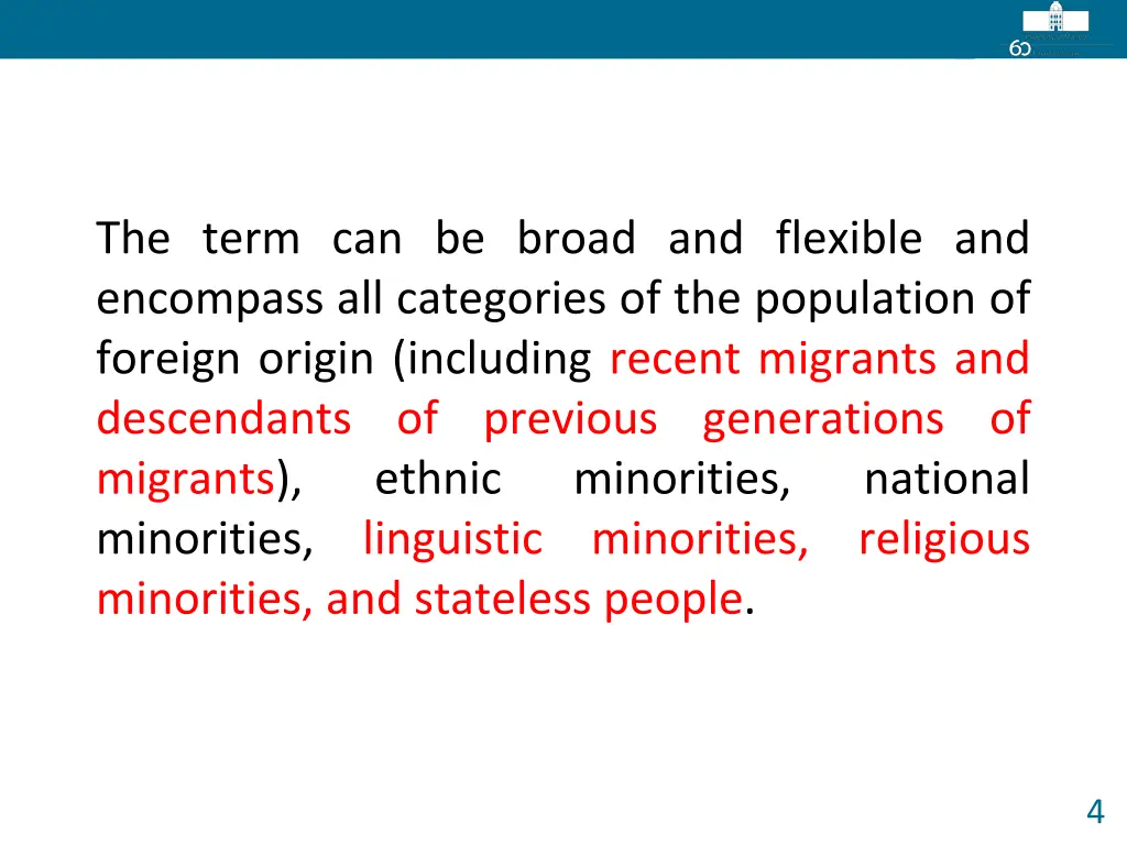 the term can be broad and flexible and encompass