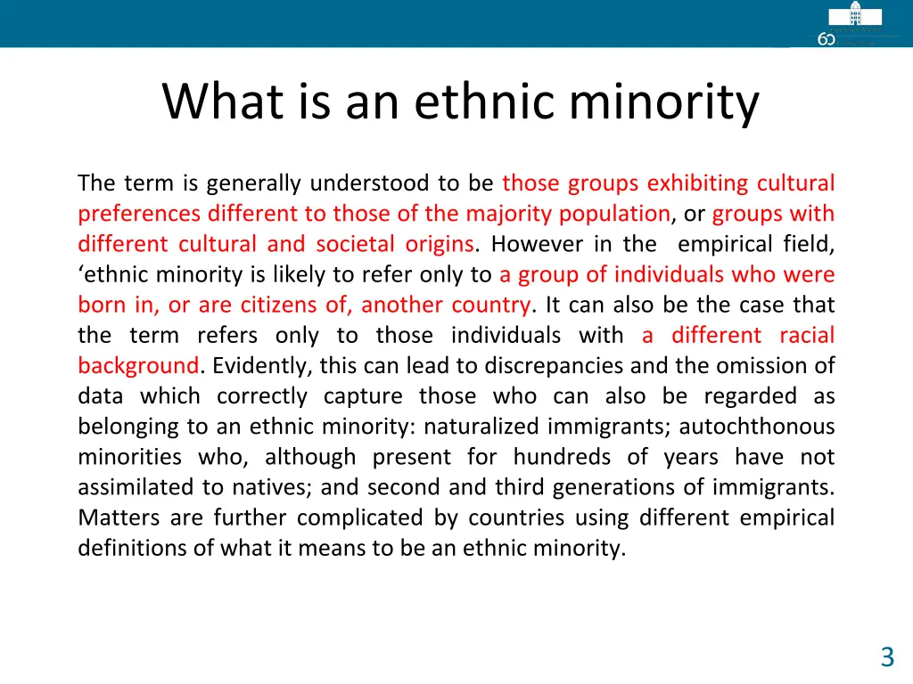 what is an ethnic minority