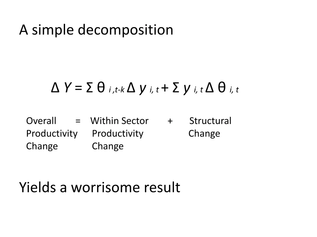 a simple decomposition