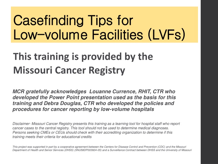 casefinding casefinding tips for low low volume