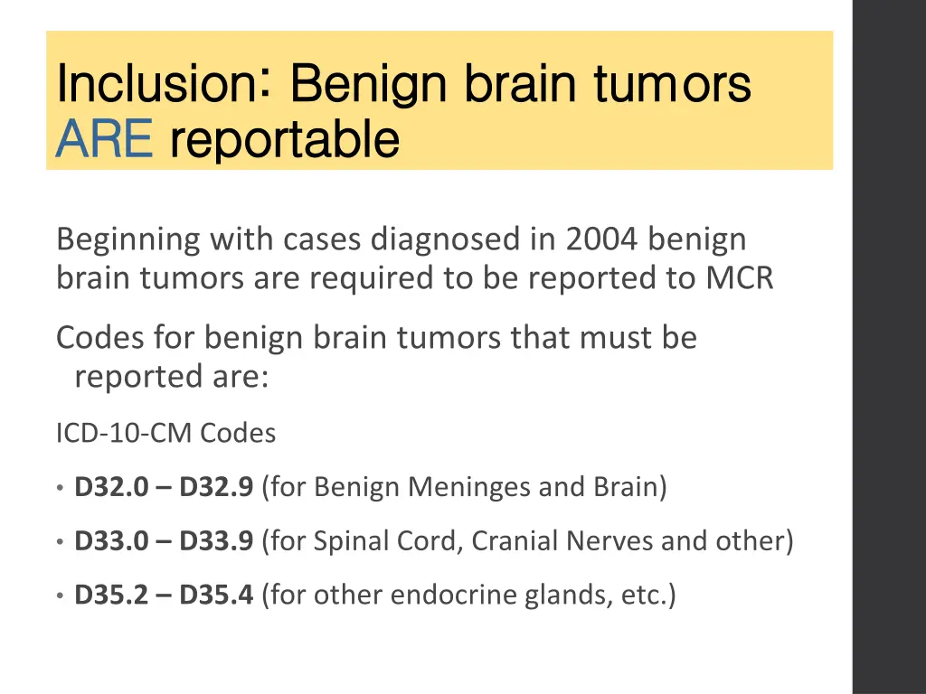 inclusion benign brain tumors inclusion benign