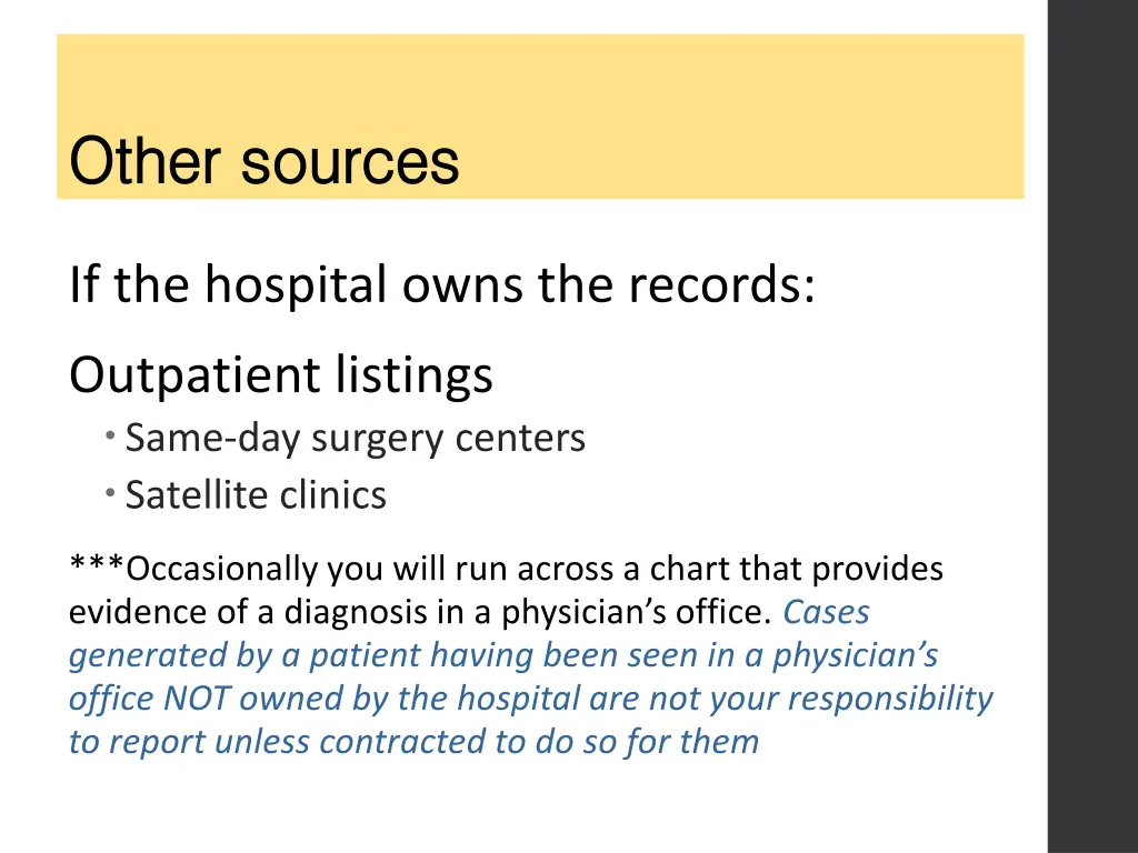 other sources other sources