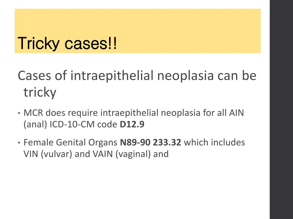 tricky cases tricky cases