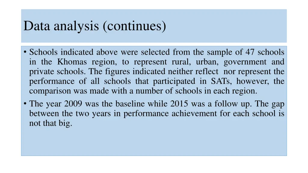 data analysis continues 2