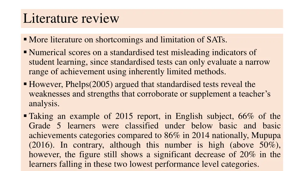 literature review