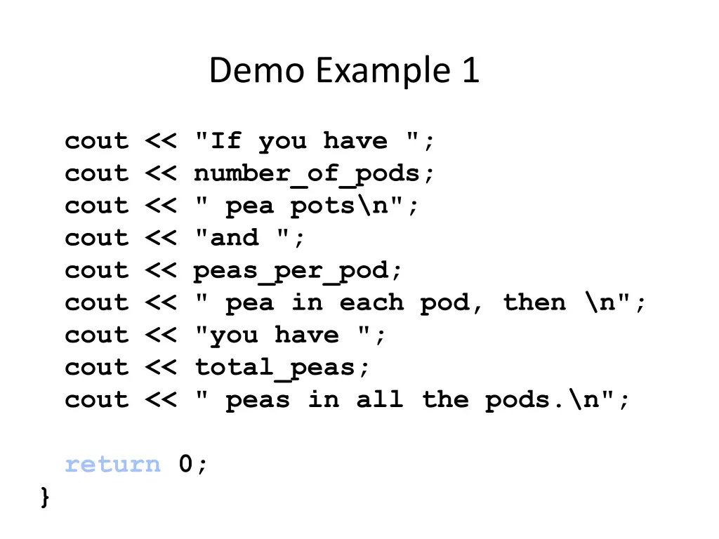 demo example 1 1