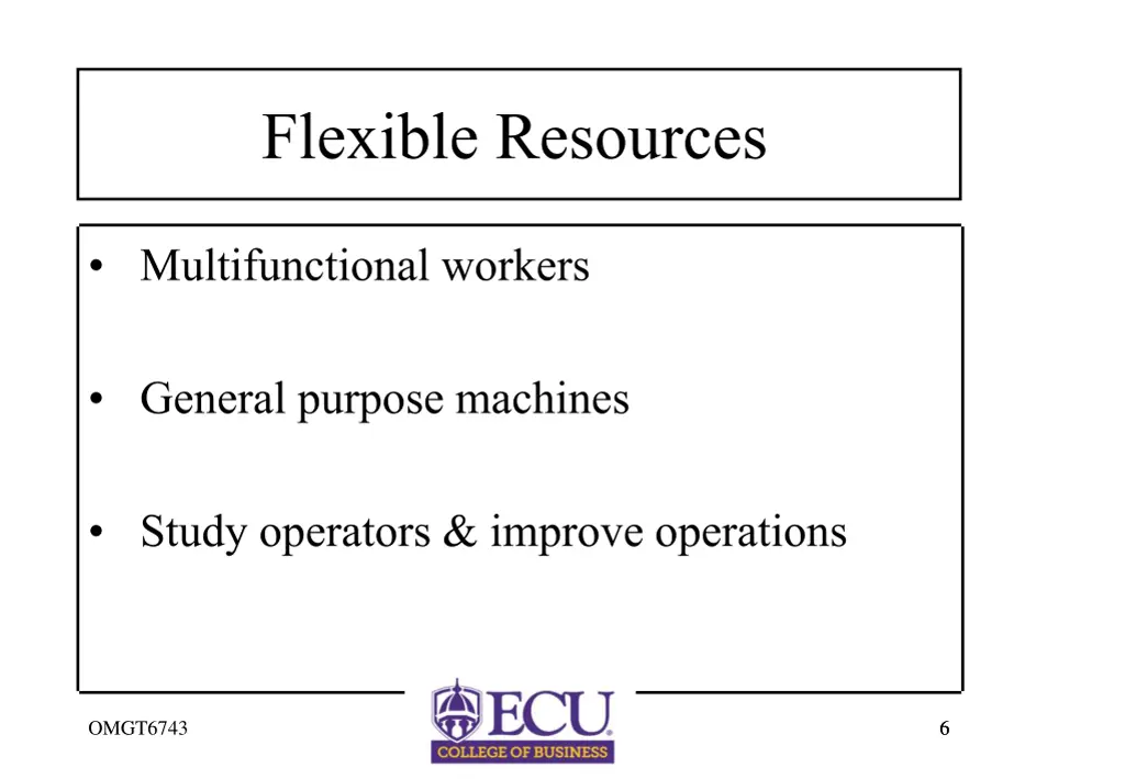 flexible resources