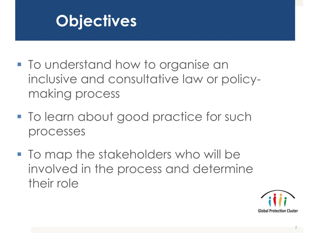 objectives