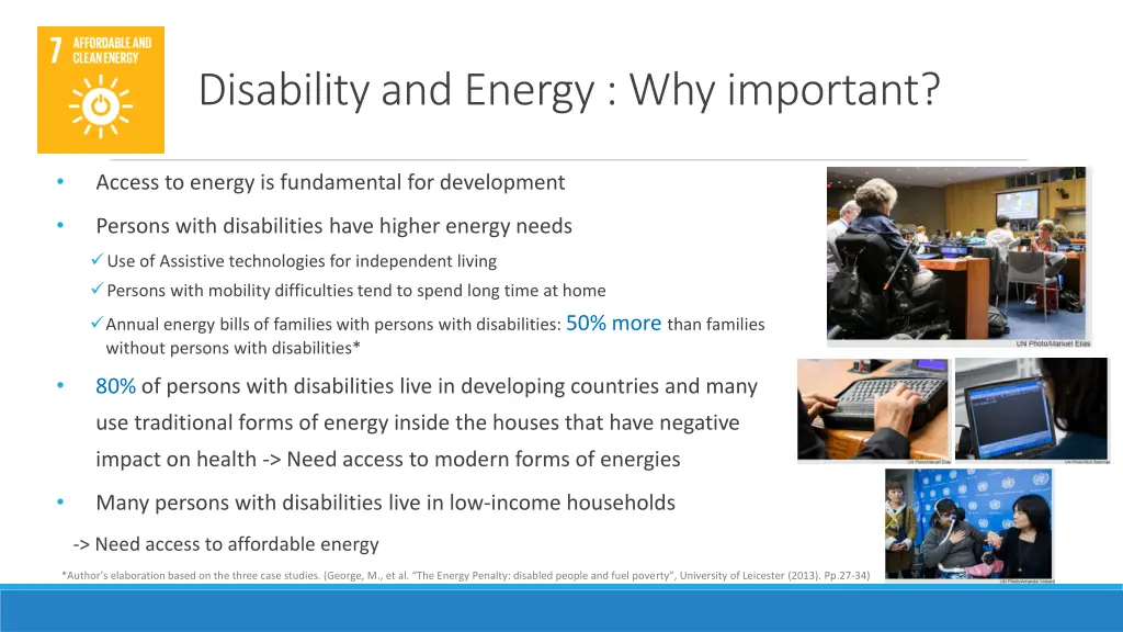 disability and energy why important