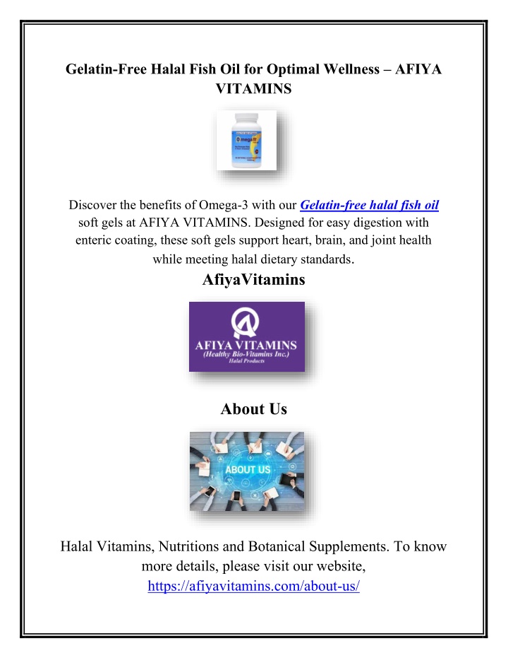 gelatin free halal fish oil for optimal wellness