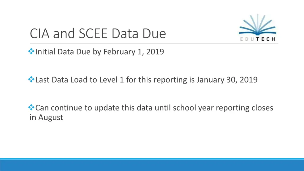 cia and scee data due