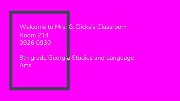 welcome to mrs g dicks s classroom room 214 0926