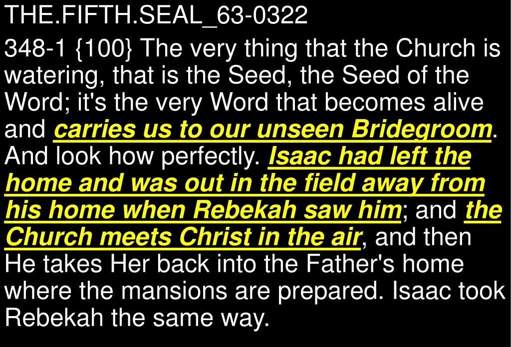 the fifth seal 63 0322 348 1 100 the very thing