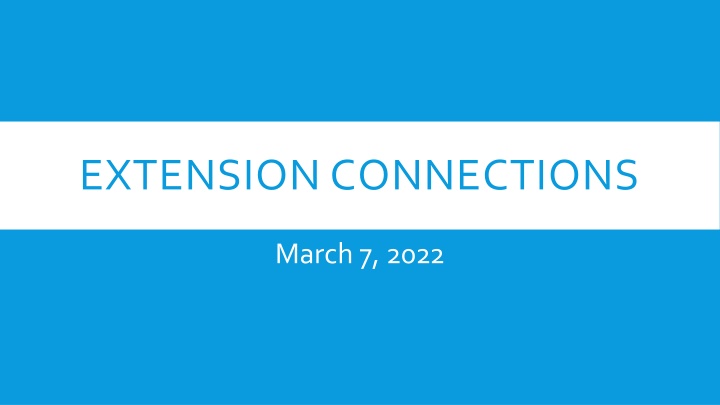 extension connections