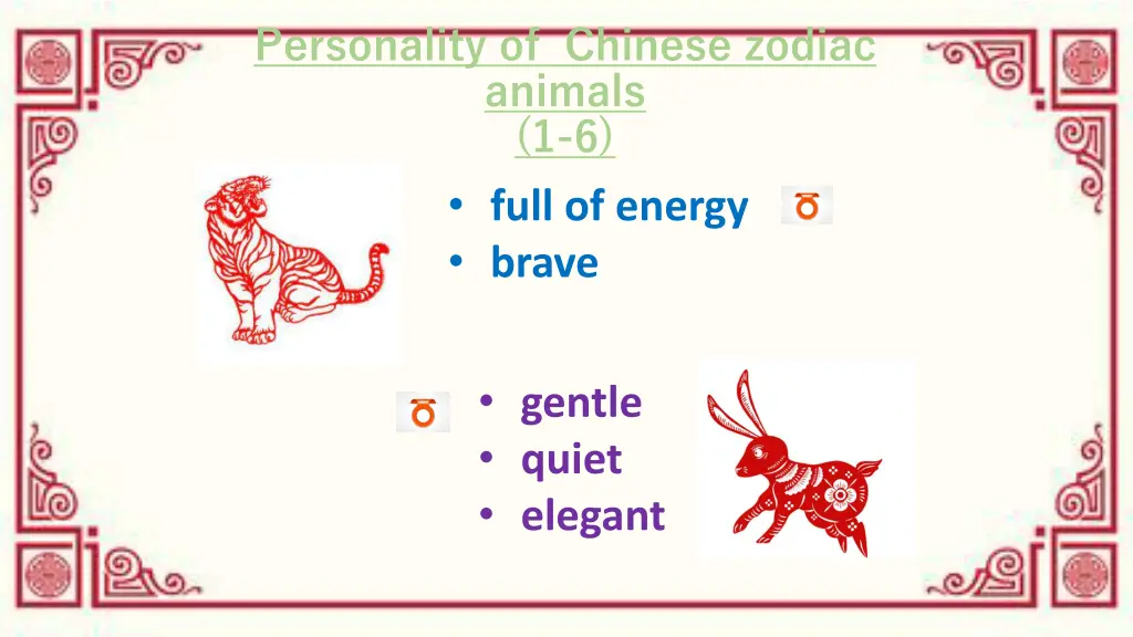 personality of chinese zodiac animals 1 6 1