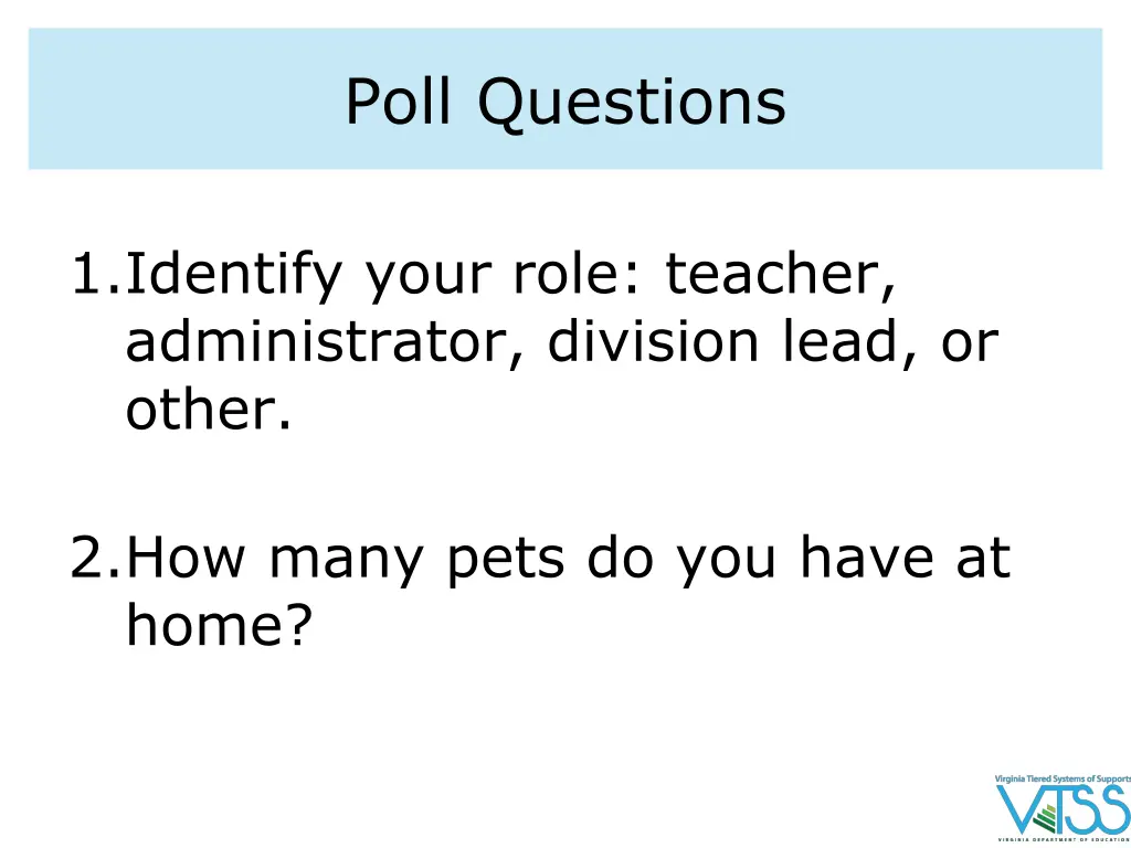 poll questions
