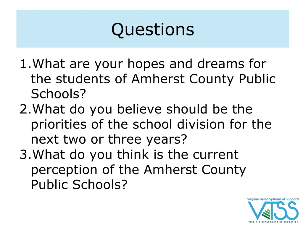 questions