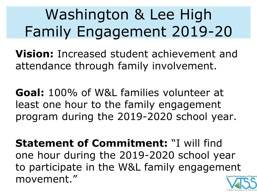 washington lee high family engagement 2019 20
