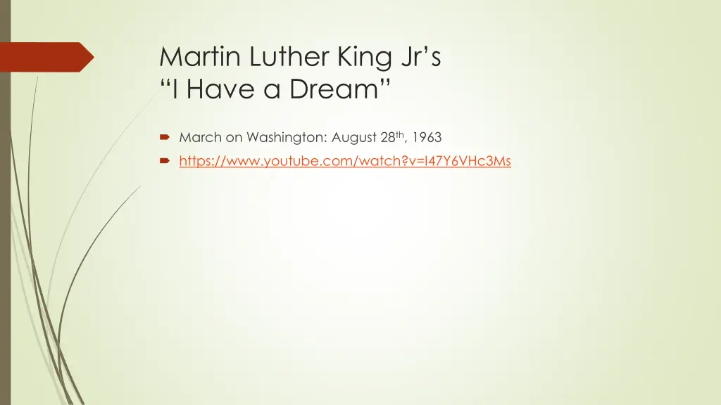 martin luther king jr s i have a dream