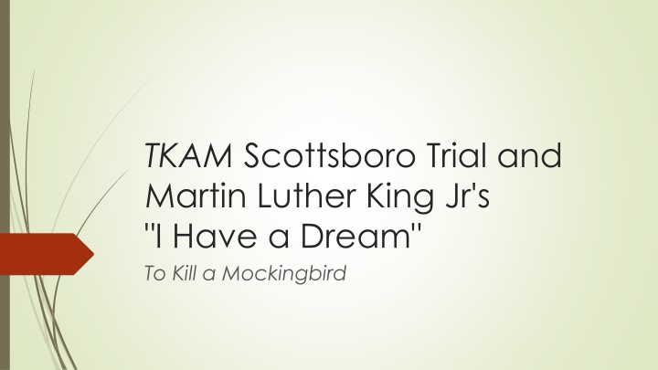 tkam scottsboro trial and martin luther king