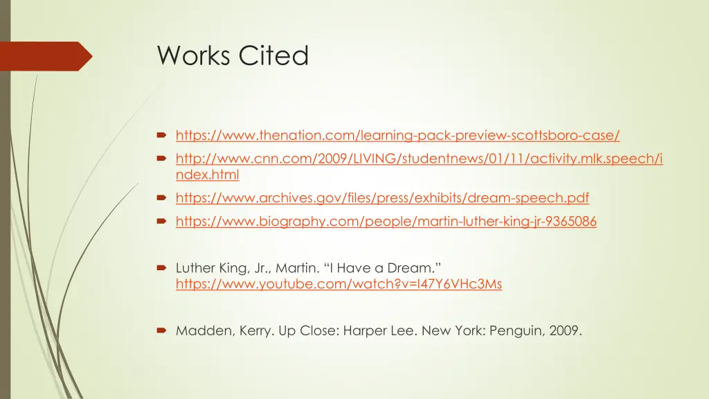 works cited