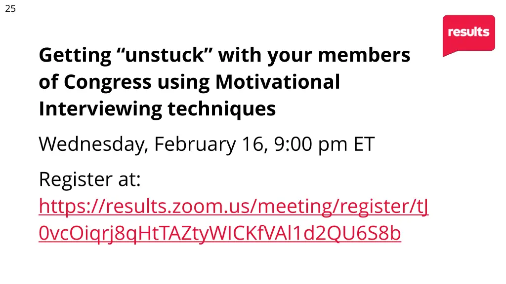 getting unstuck with your members of congress