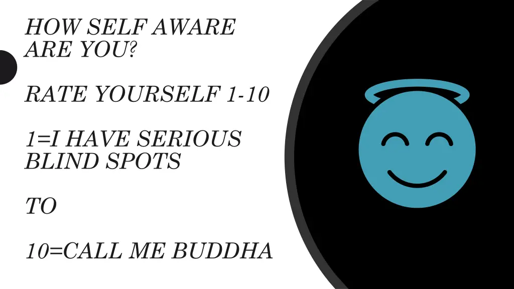 how self aware are you