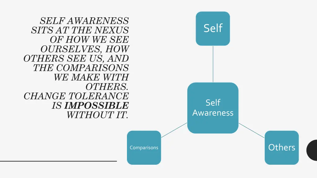 self awareness sits at the nexus
