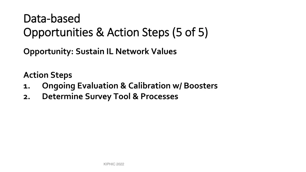 data data based based opportunities action steps 5
