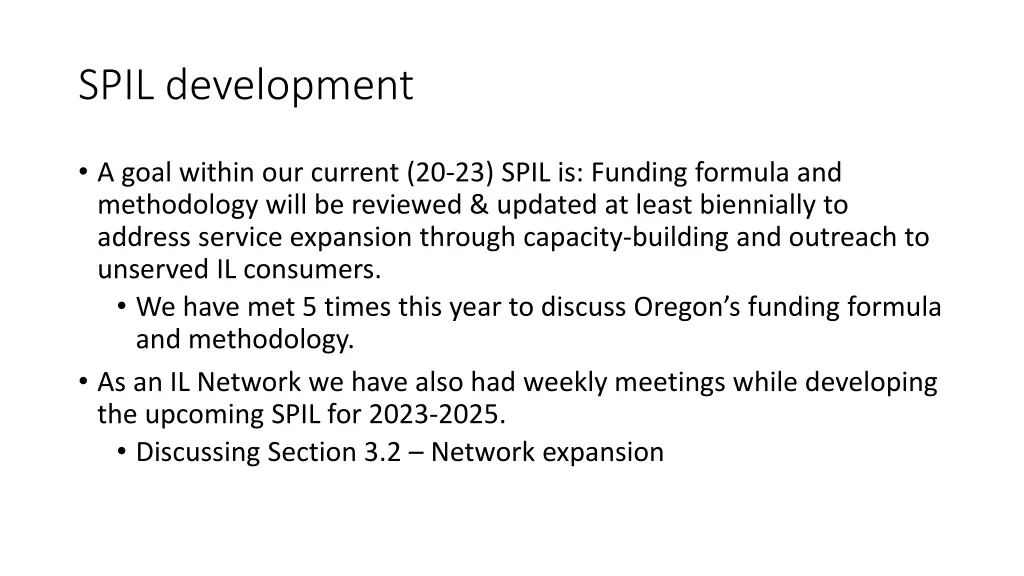 spil development