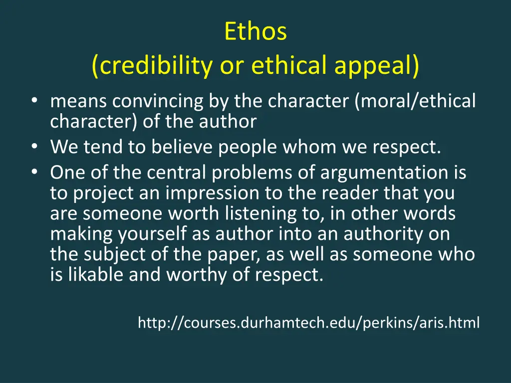 ethos