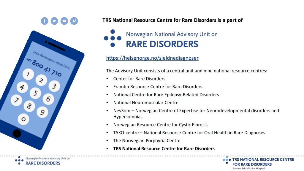 trs national resource centre for rare disorders