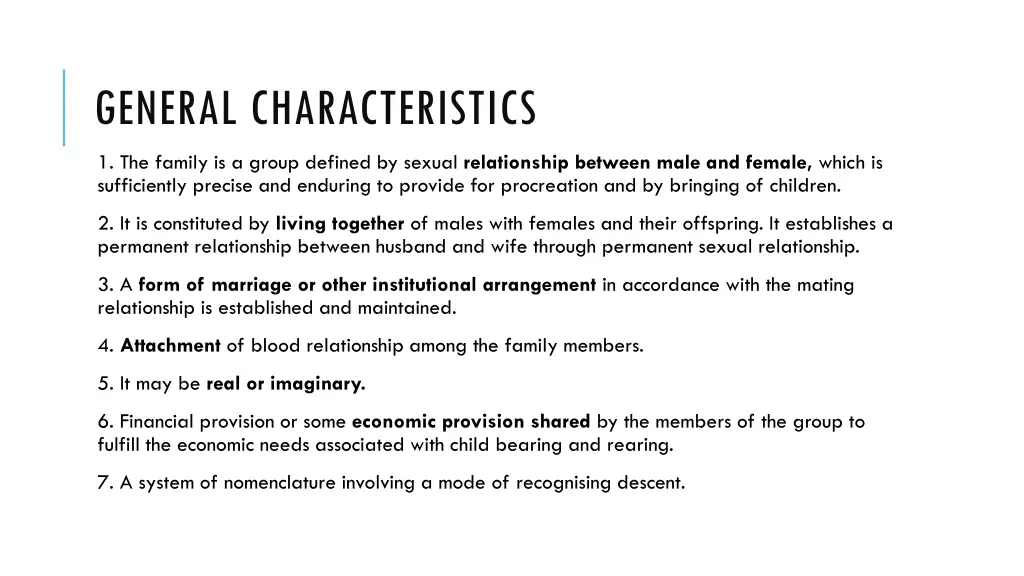 general characteristics